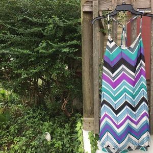 Strappy, Geo shift dress